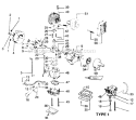 Page B Diagram and Parts List for 5000  Weed Eater Trimmer